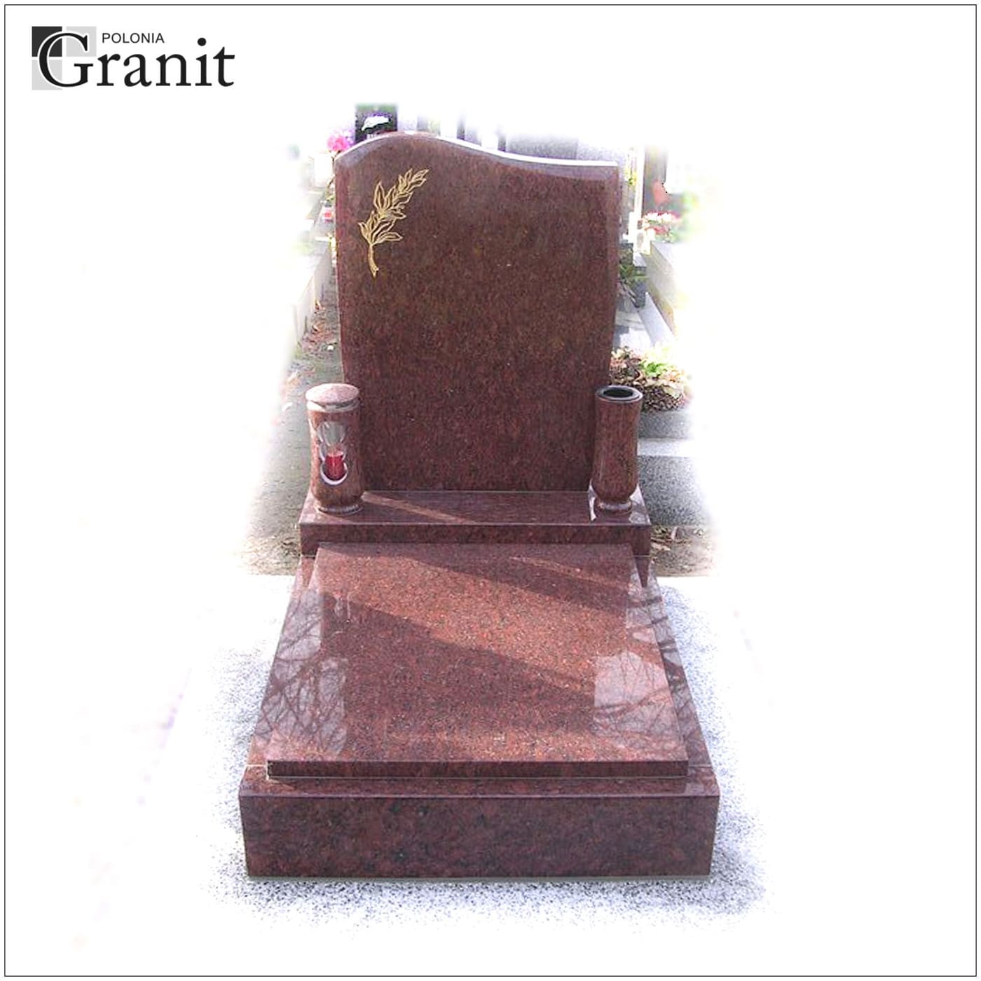 Nagrobki w standardzie czeskim — realizacja Polonia Granit nr 4