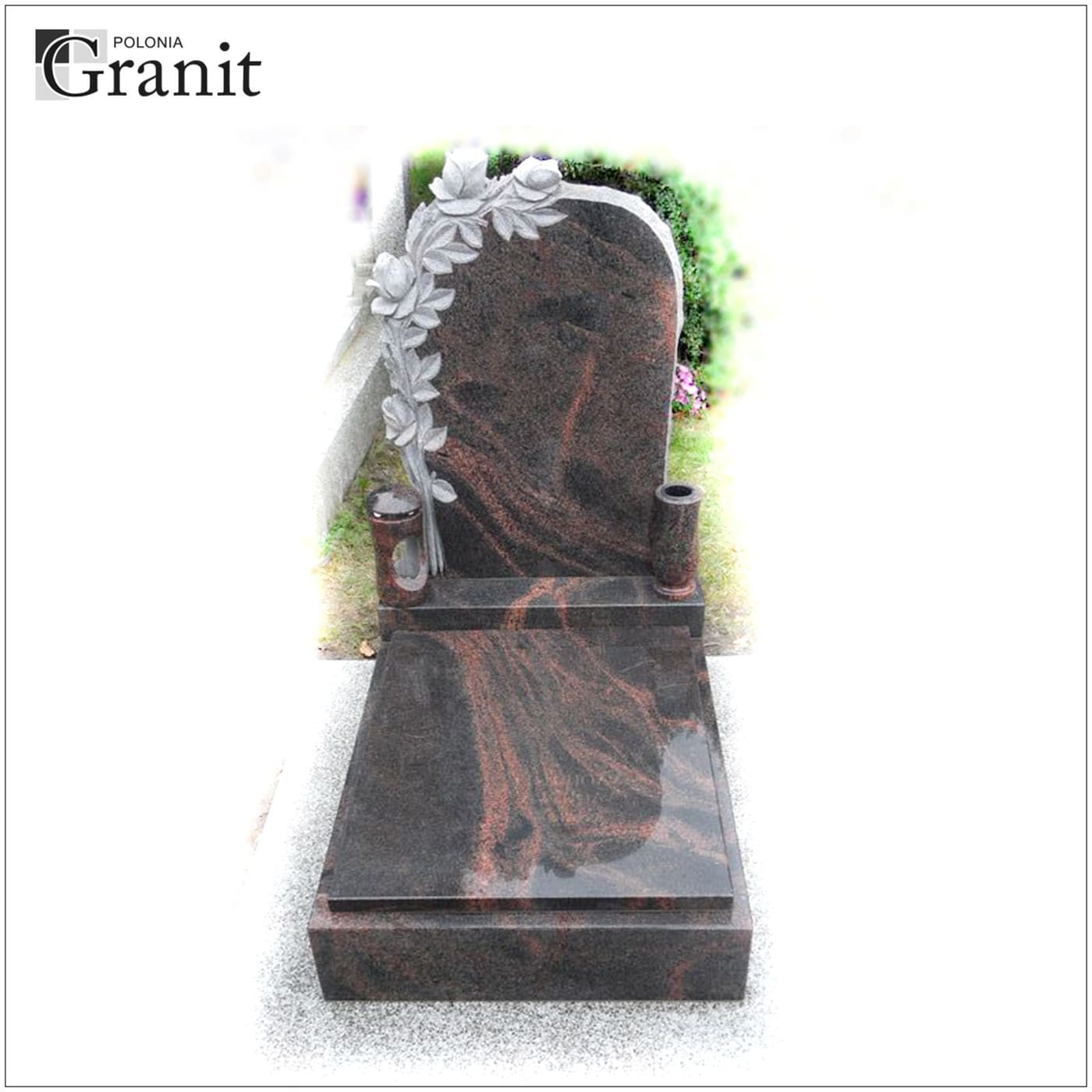 Nagrobki w standardzie czeskim — realizacja Polonia Granit nr 6