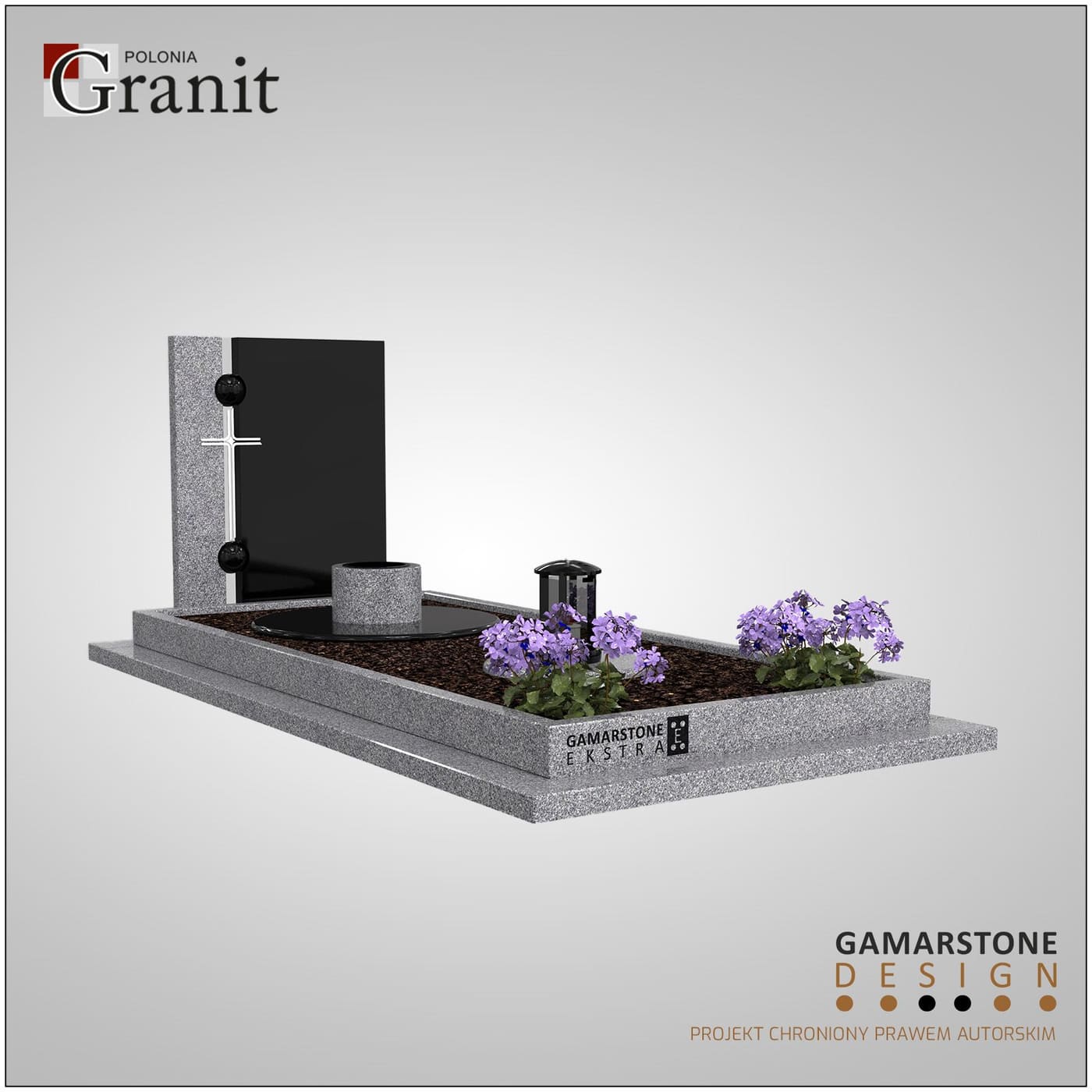 Nagrobki w standardzie niemieckim — realizacja Polonia Granit nr 11