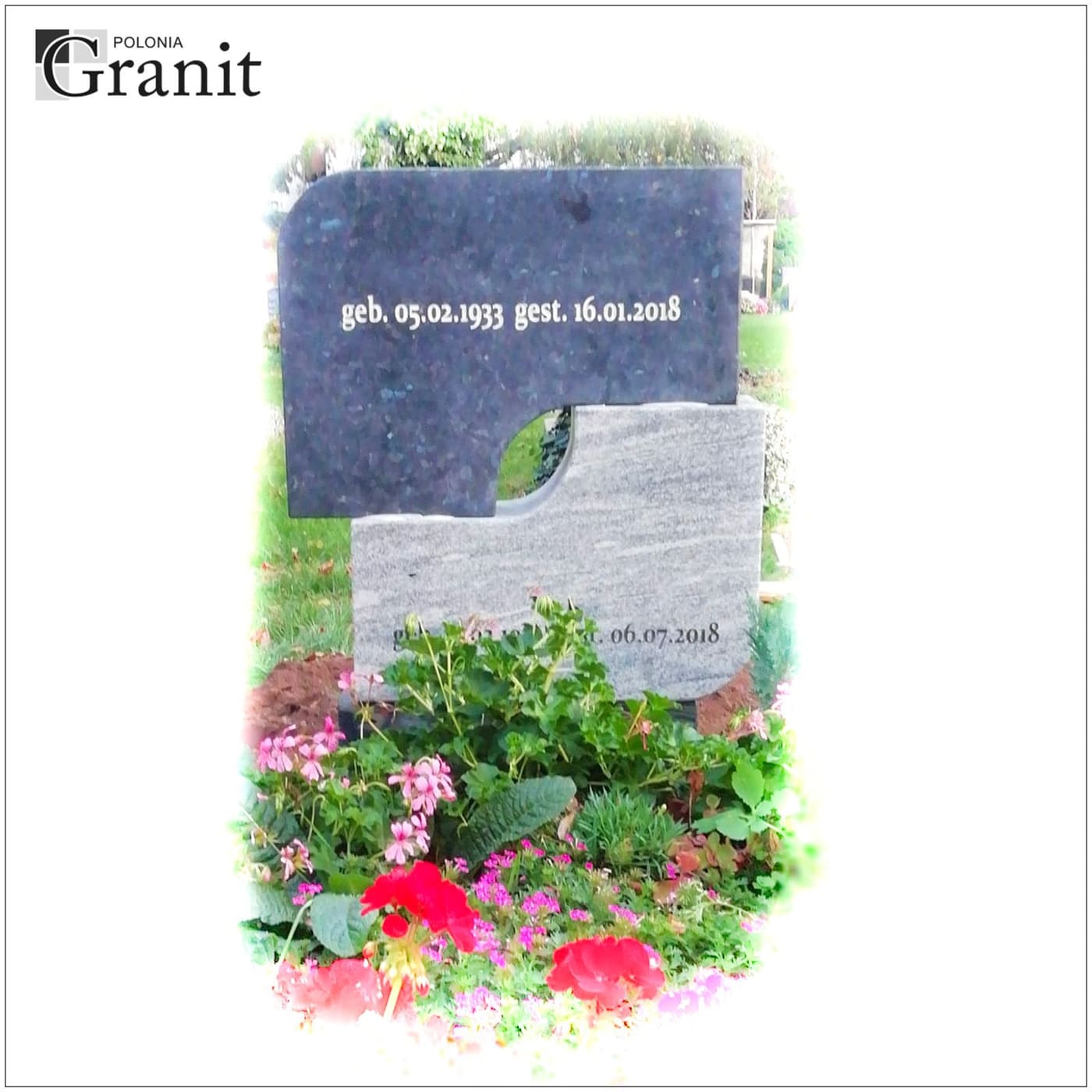 Nagrobki w standardzie niemieckim — realizacja Polonia Granit nr 15