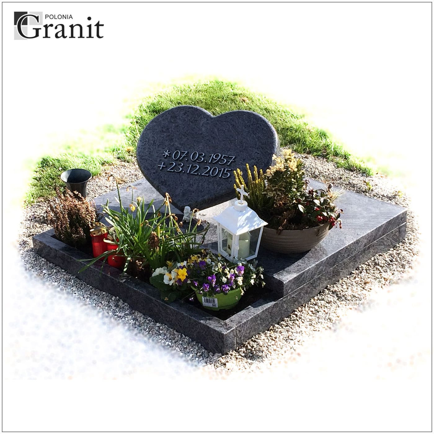 Nagrobki w standardzie niemieckim — realizacja Polonia Granit nr 20