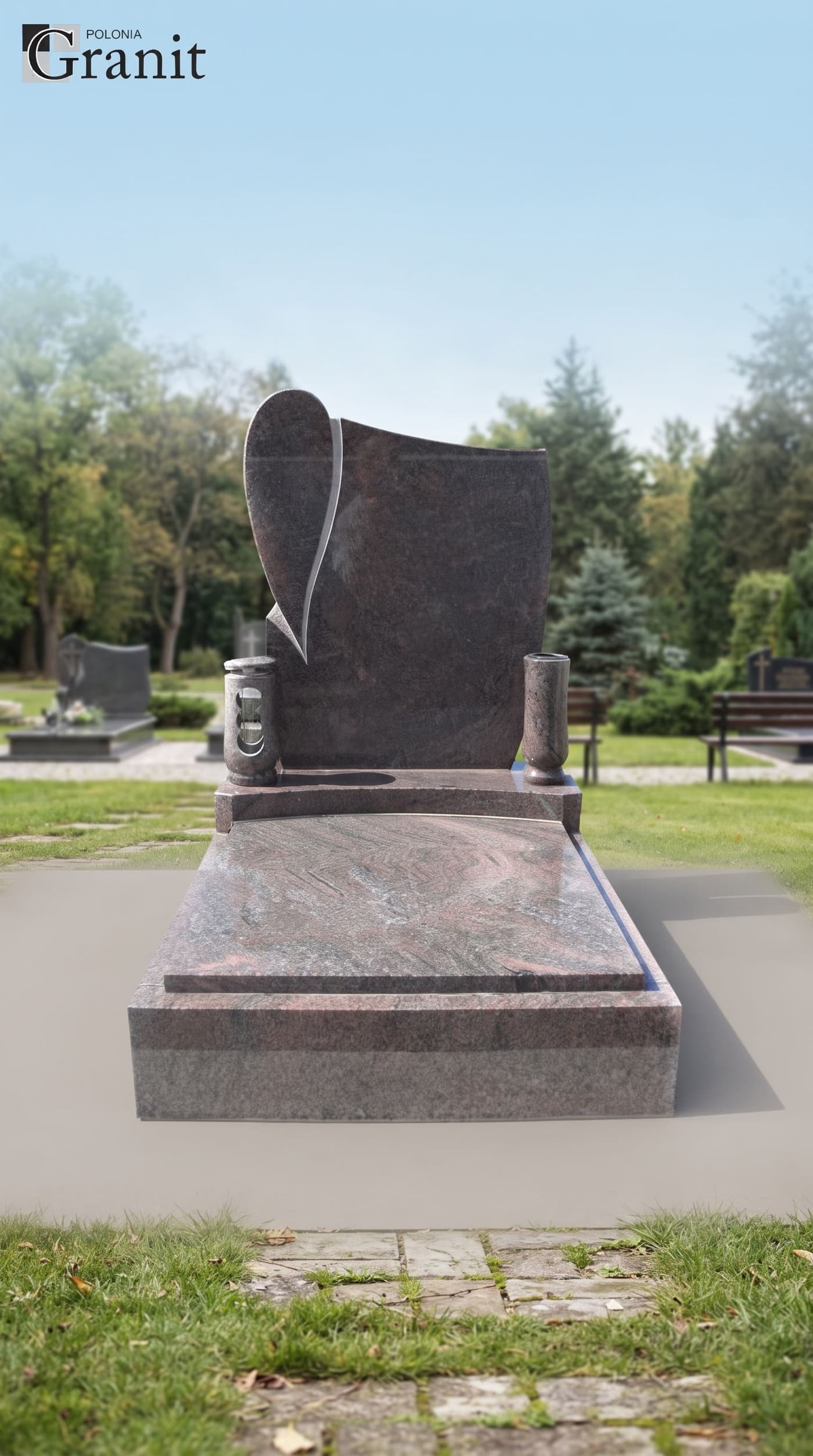 Nagrobki nowoczesne — realizacja Polonia Granit nr 43