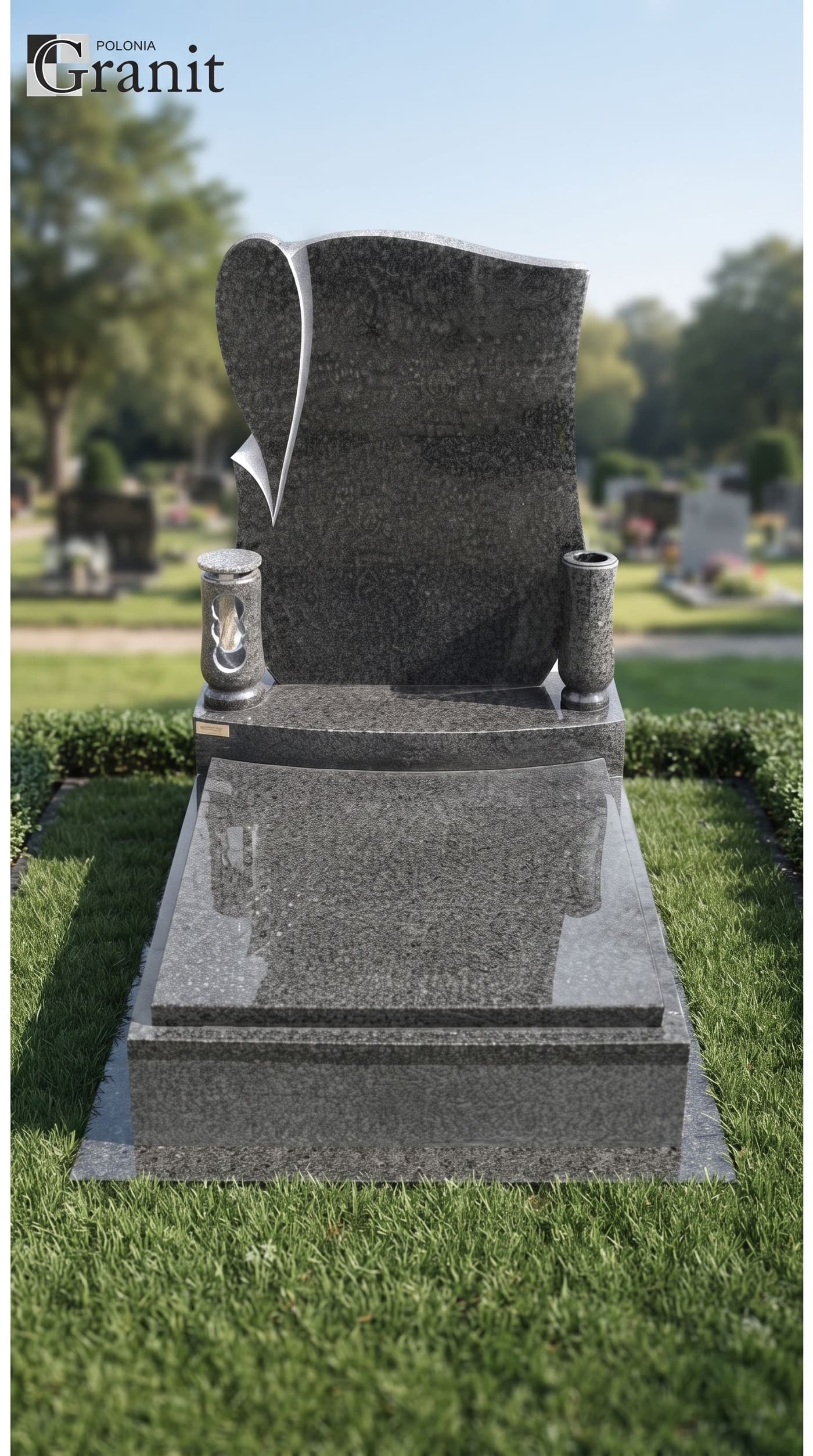 Nagrobki nowoczesne — realizacja Polonia Granit nr 44
