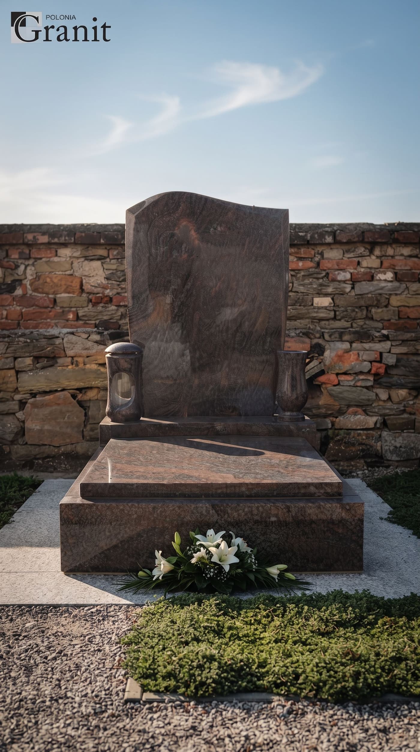 Nagrobki nowoczesne — realizacja Polonia Granit nr 46