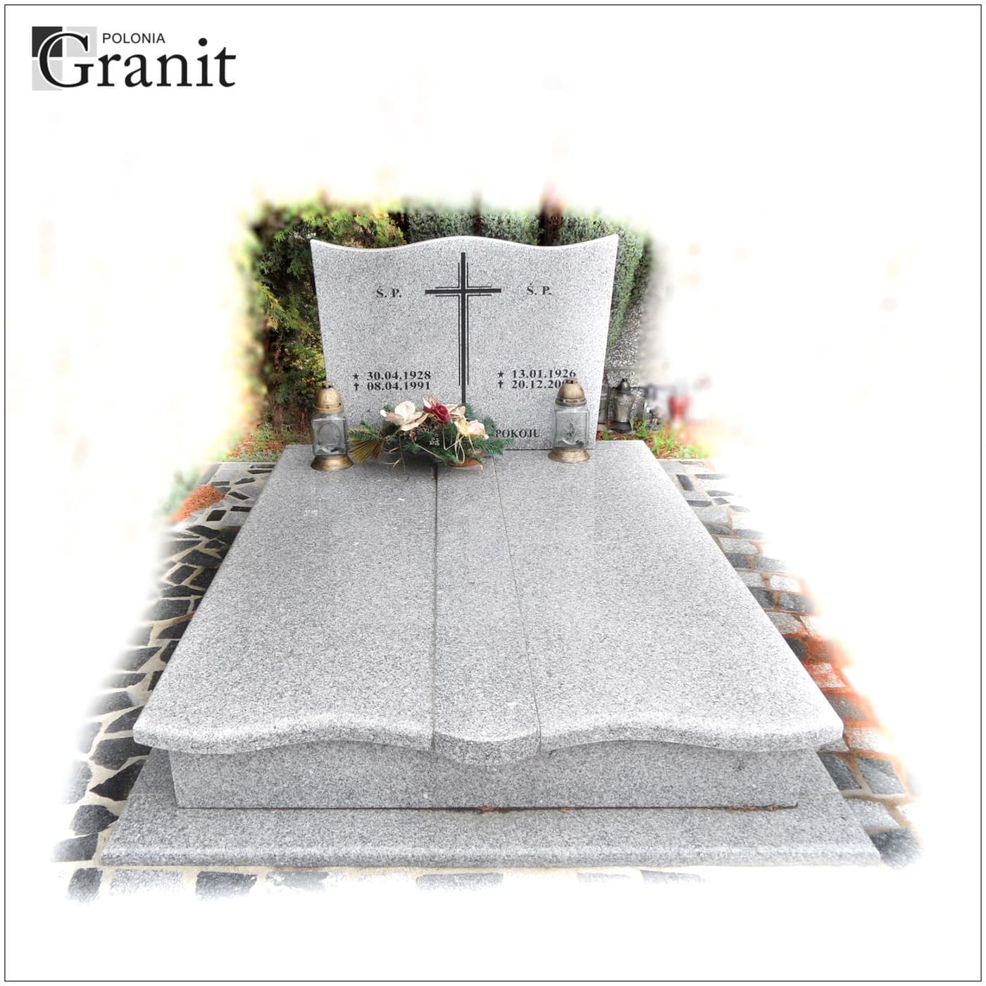 Nagrobki podwójne — realizacja Polonia Granit nr 31