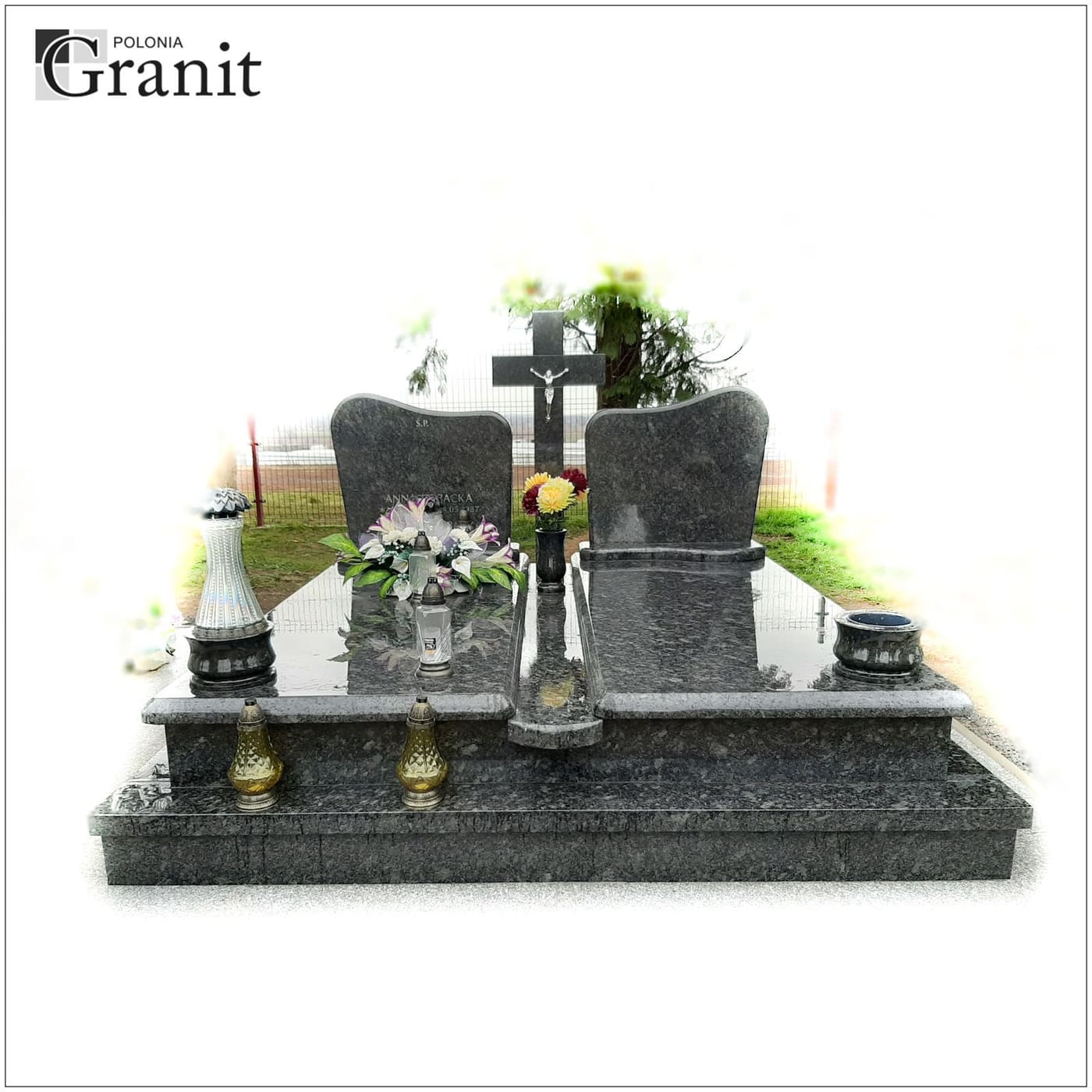 Nagrobki podwójne — realizacja Polonia Granit nr 36