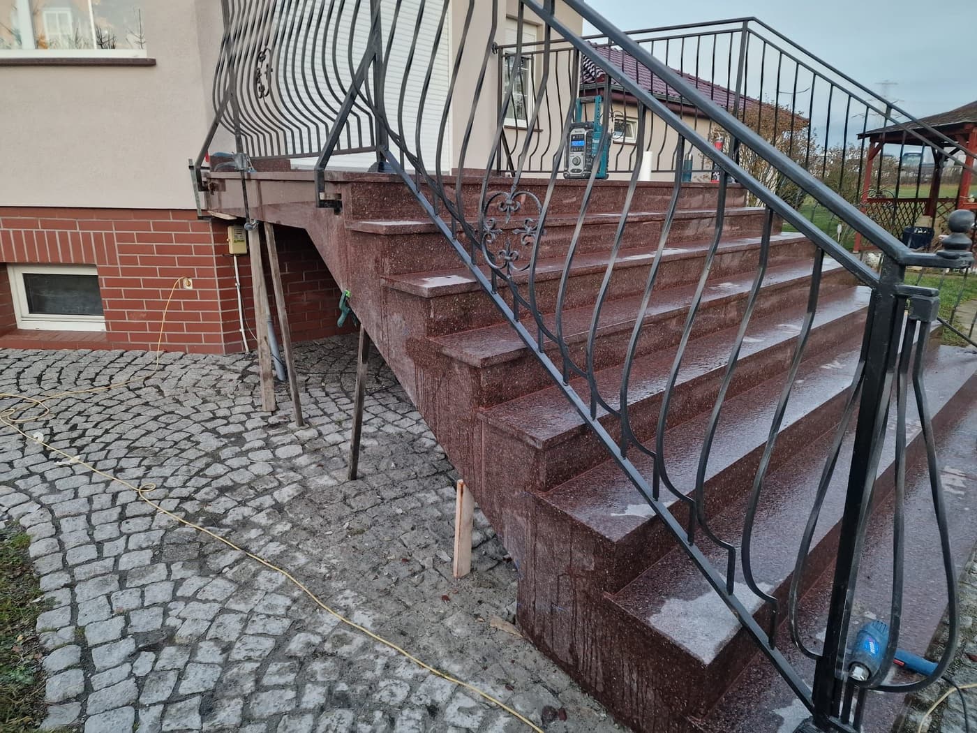 Žulové schody — realizace Polonia Granit č. 10