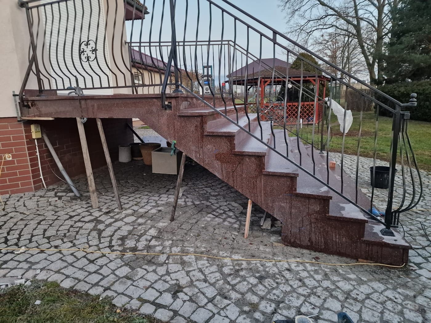 Žulové schody — realizace Polonia Granit č. 11