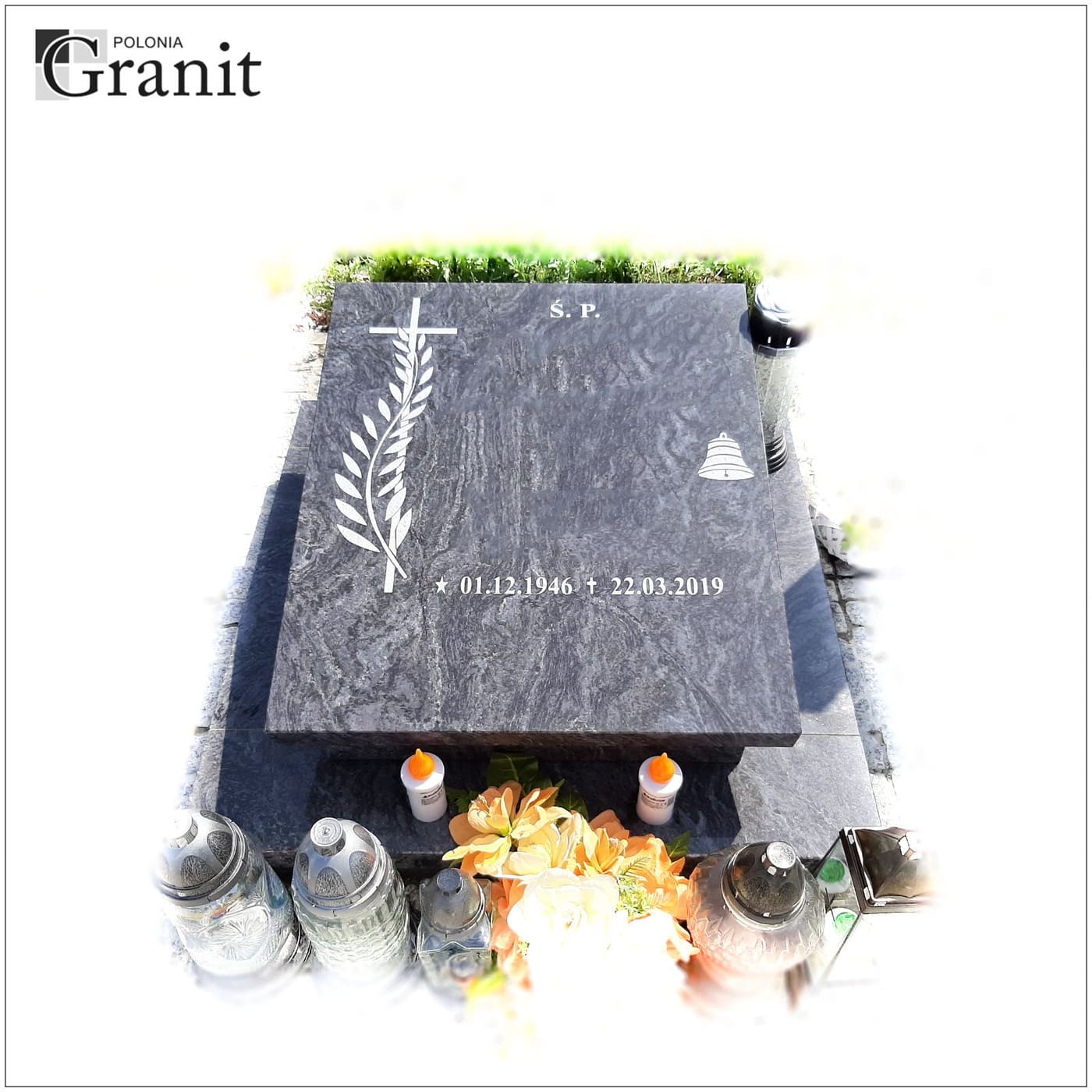 Nagrobki urnowe — realizacja Polonia Granit nr 13