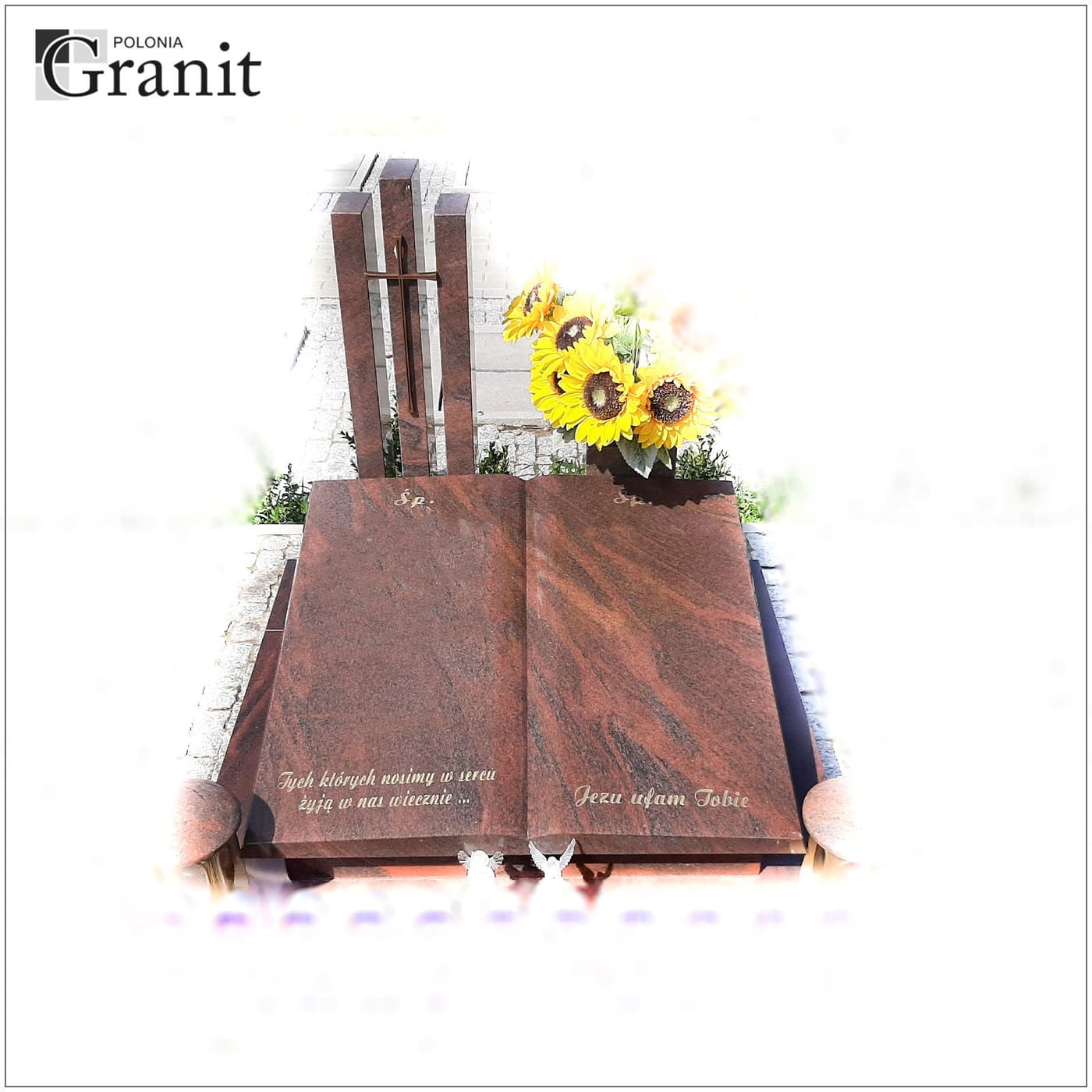Nagrobki urnowe — realizacja Polonia Granit nr 18