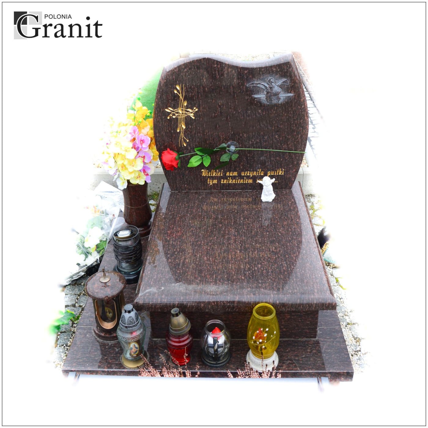Nagrobki urnowe — realizacja Polonia Granit nr 22