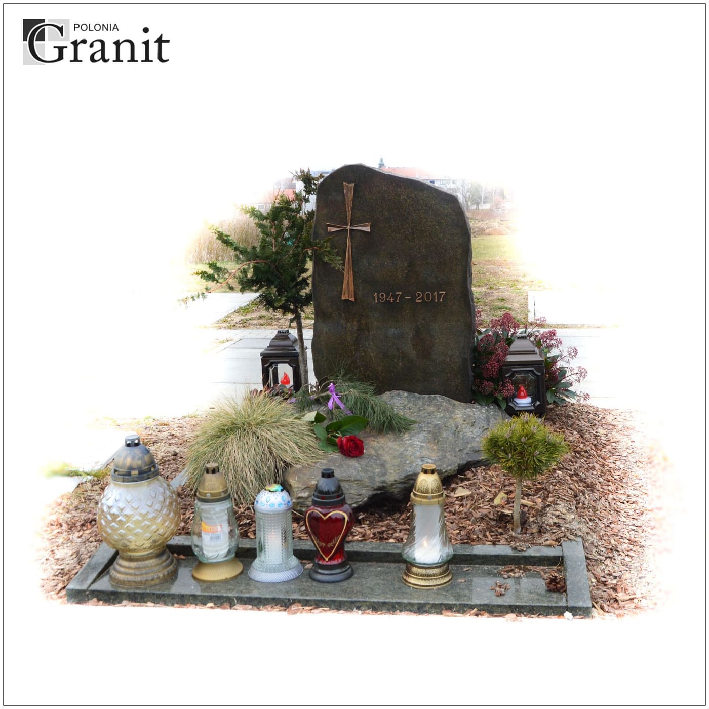 Nagrobki urnowe — realizacja Polonia Granit nr 23