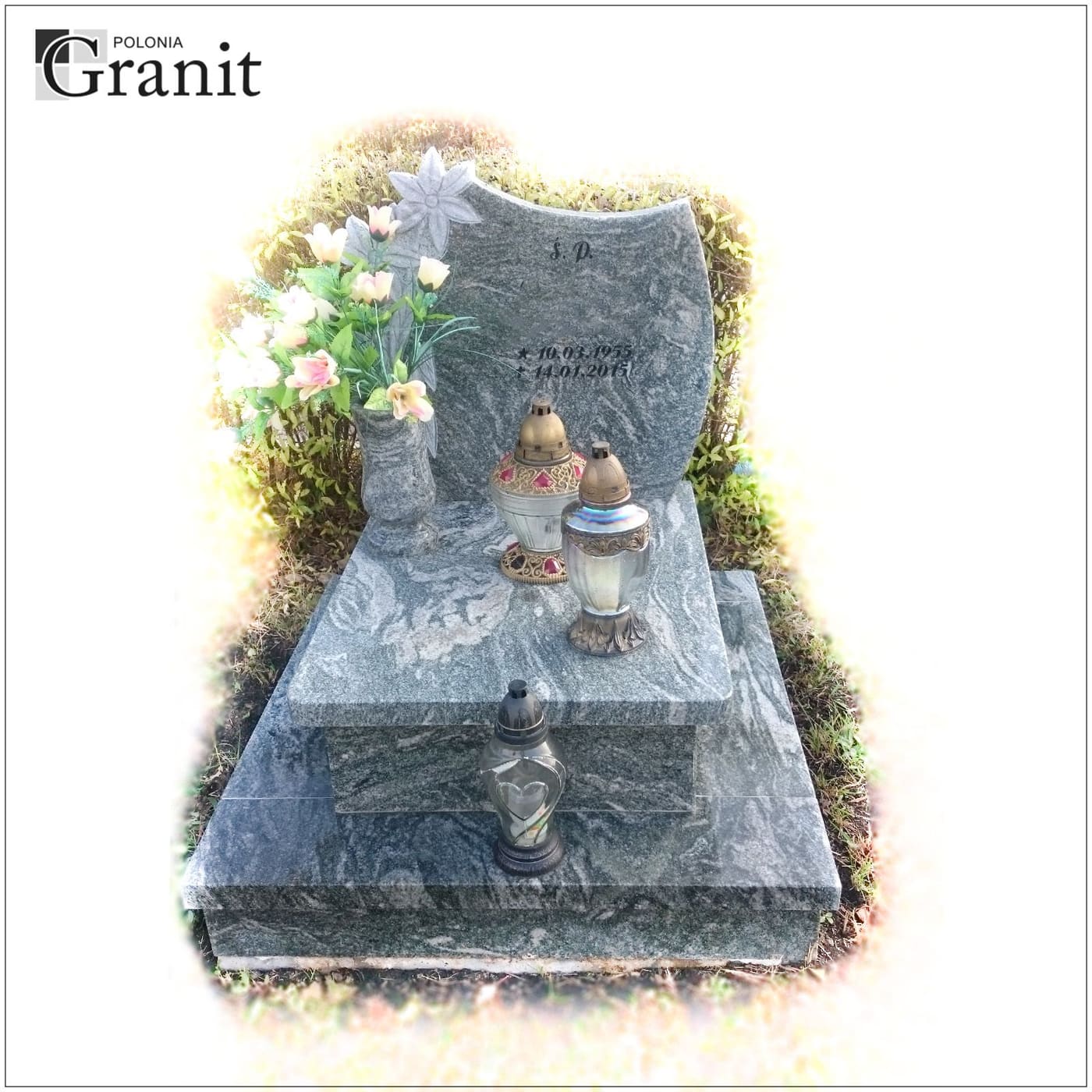 Nagrobki urnowe — realizacja Polonia Granit nr 29