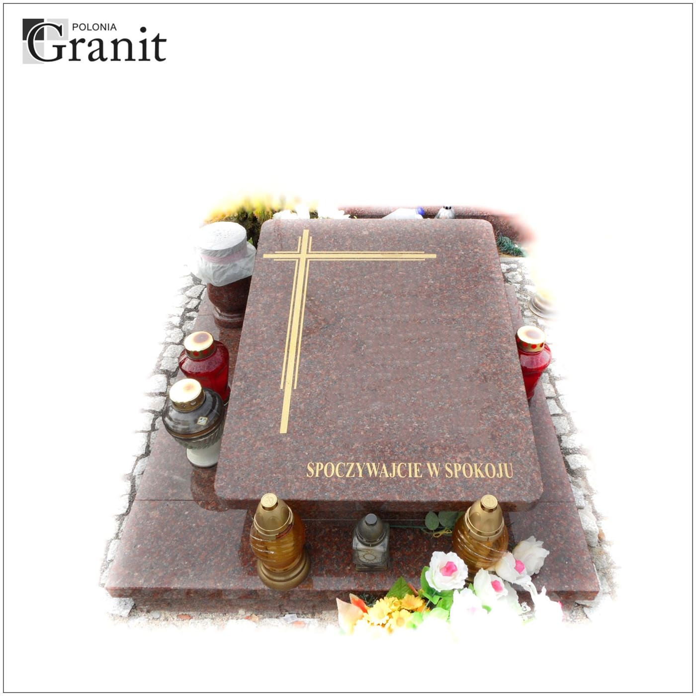 Nagrobki urnowe — realizacja Polonia Granit nr 34