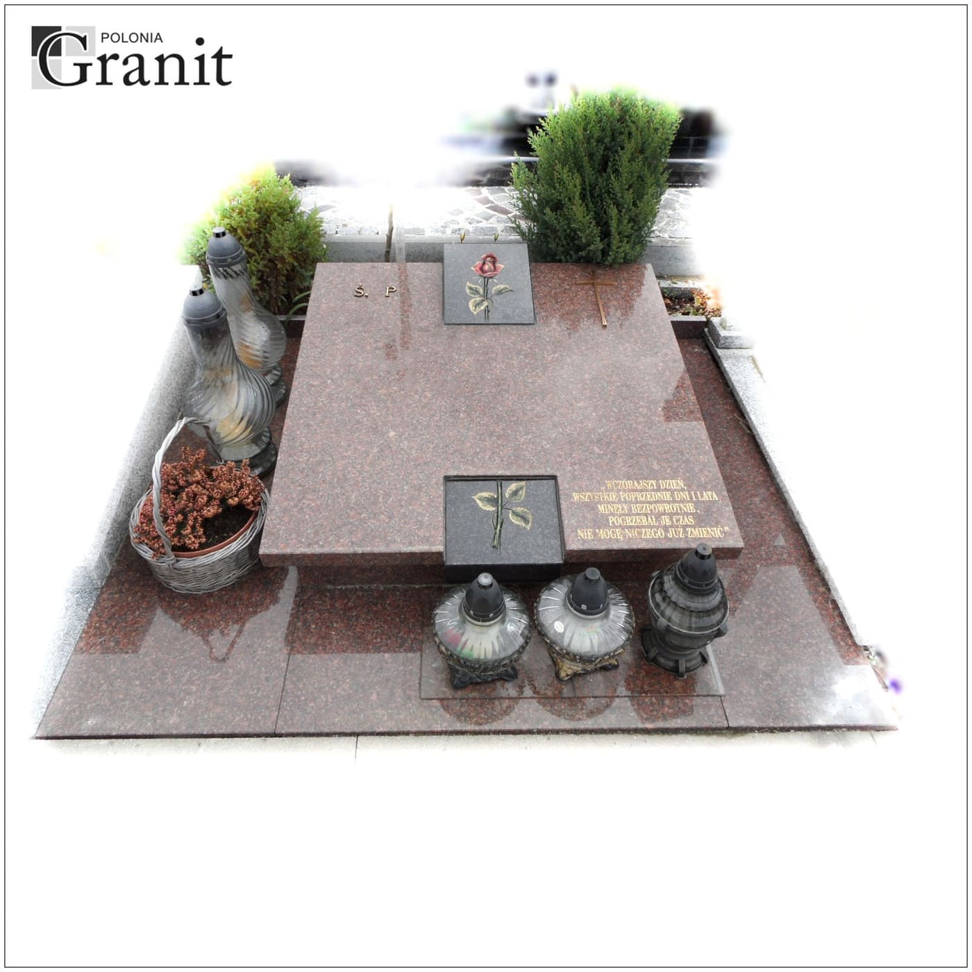 Nagrobki urnowe — realizacja Polonia Granit nr 35