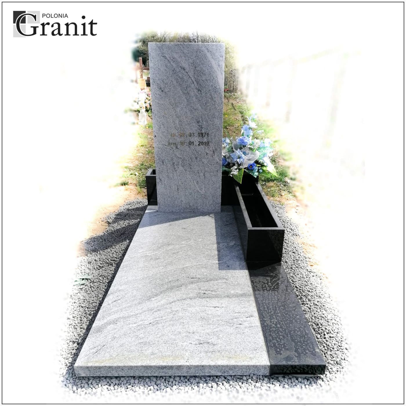 Nagrobki ziemne — realizacja Polonia Granit nr 7