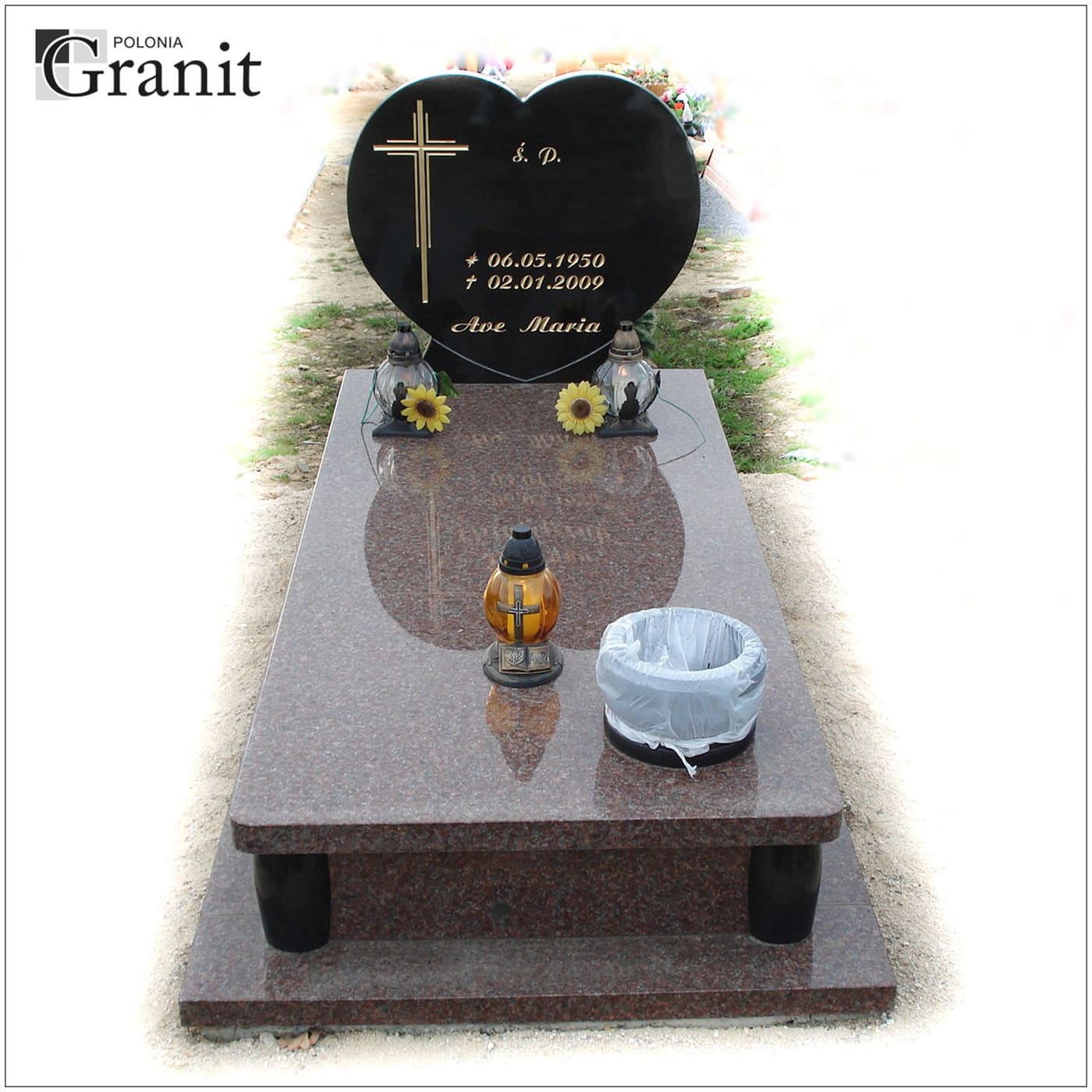 Nagrobki ziemne — realizacja Polonia Granit nr 57