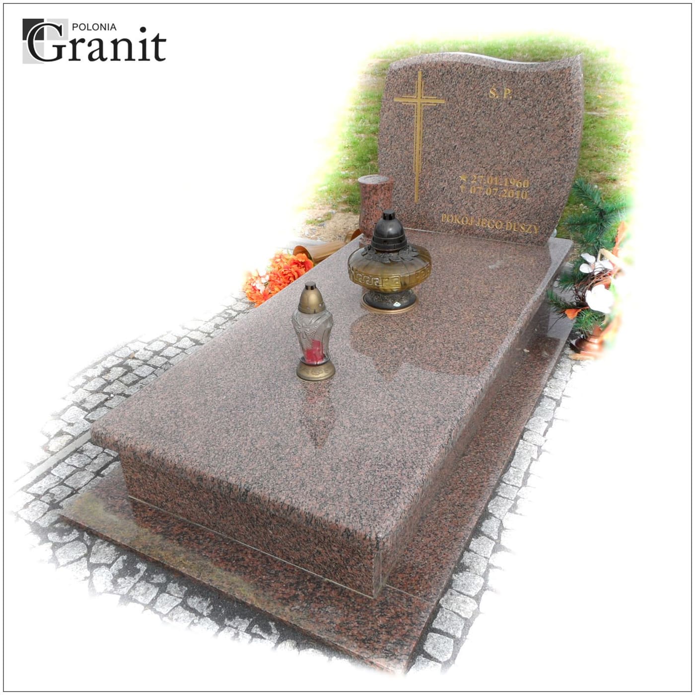 Nagrobki ziemne — realizacja Polonia Granit nr 58
