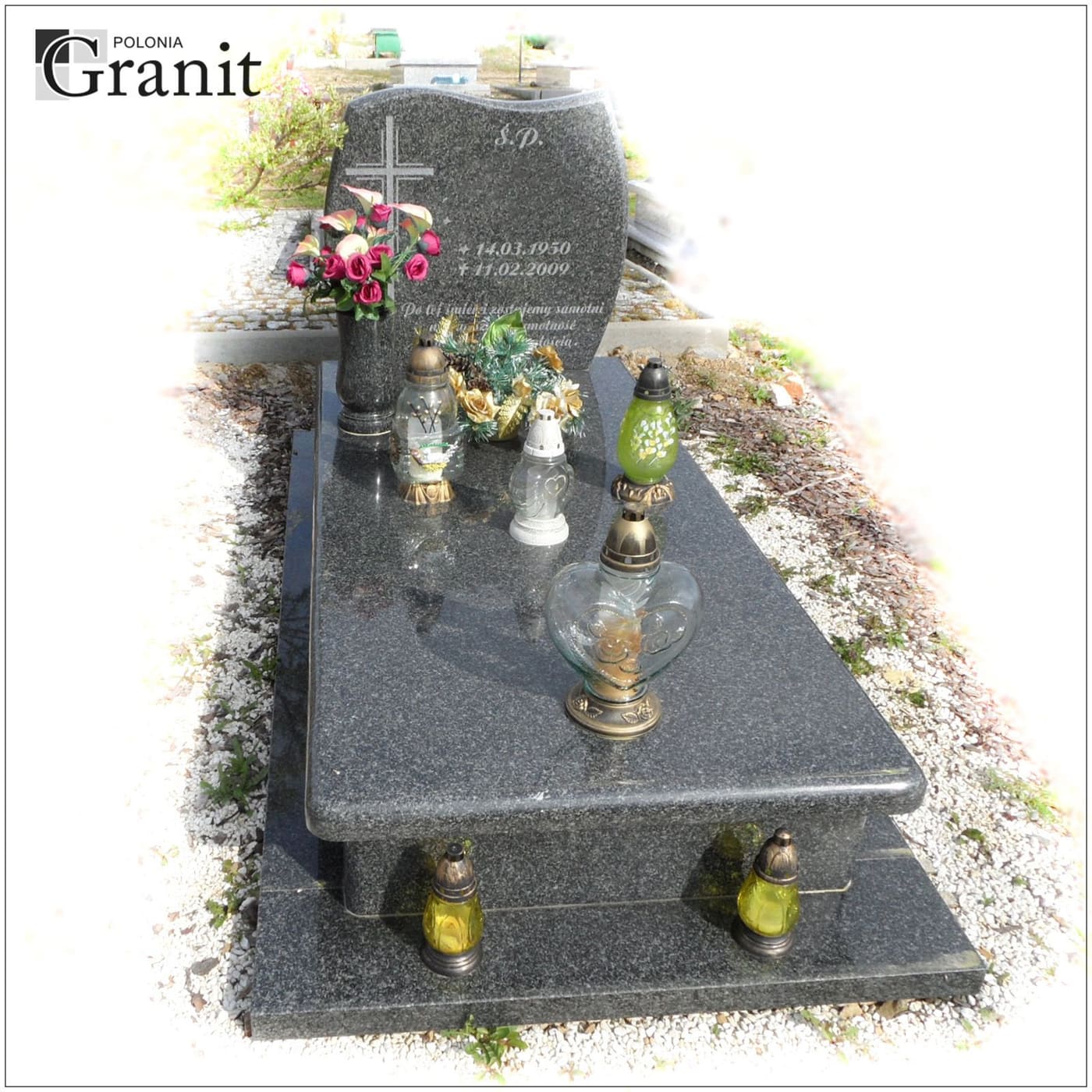 Nagrobki ziemne — realizacja Polonia Granit nr 65