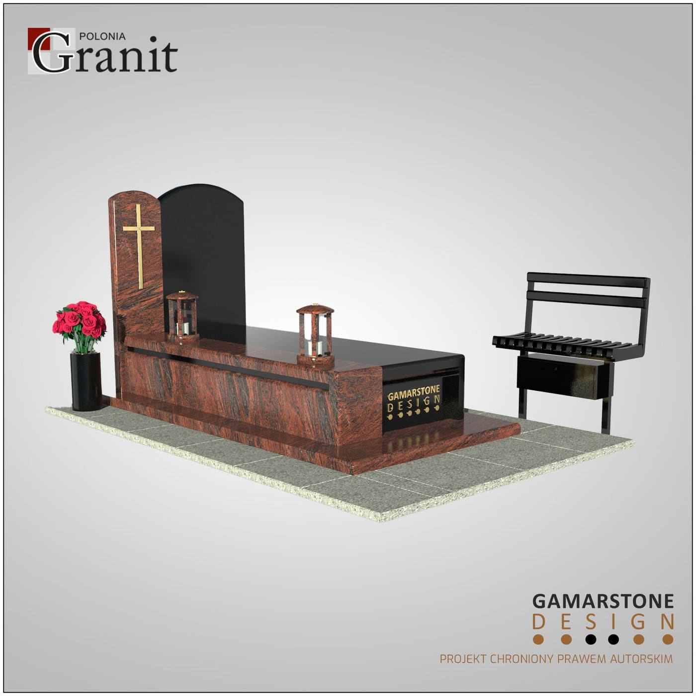 Nagrobki granitowe — 2