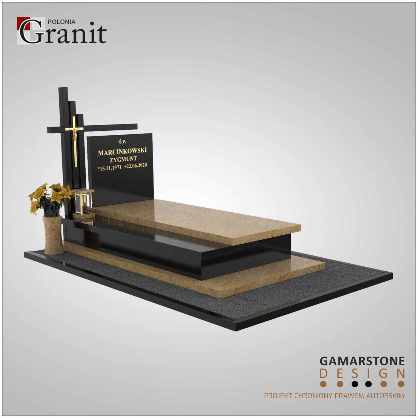Nagrobki granitowe — 3