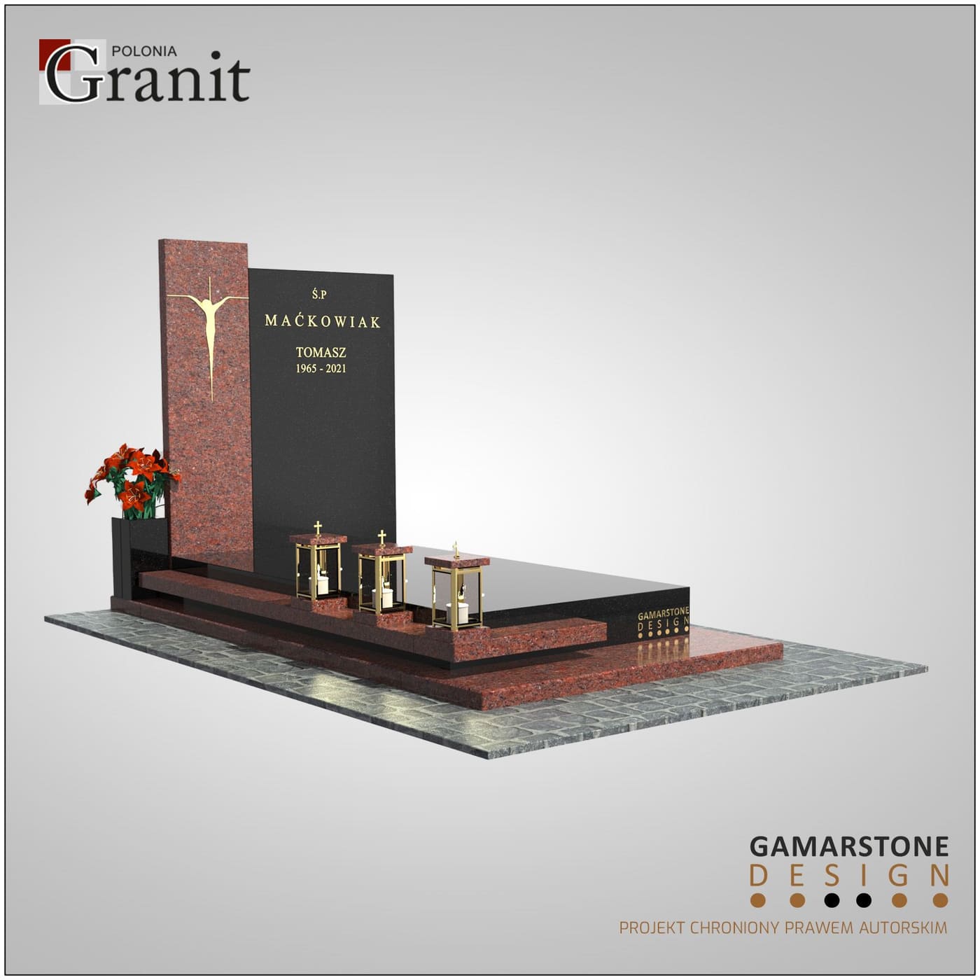 Nagrobki granitowe — 5