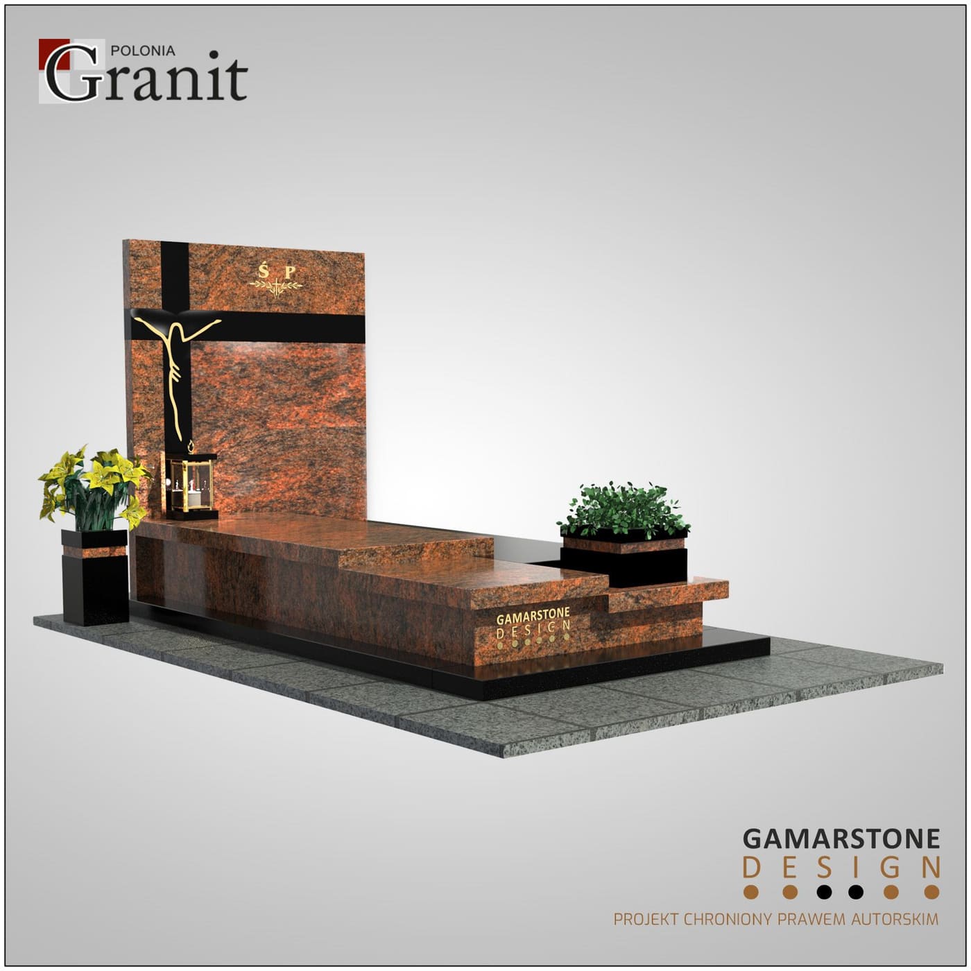 Nagrobki granitowe — 6